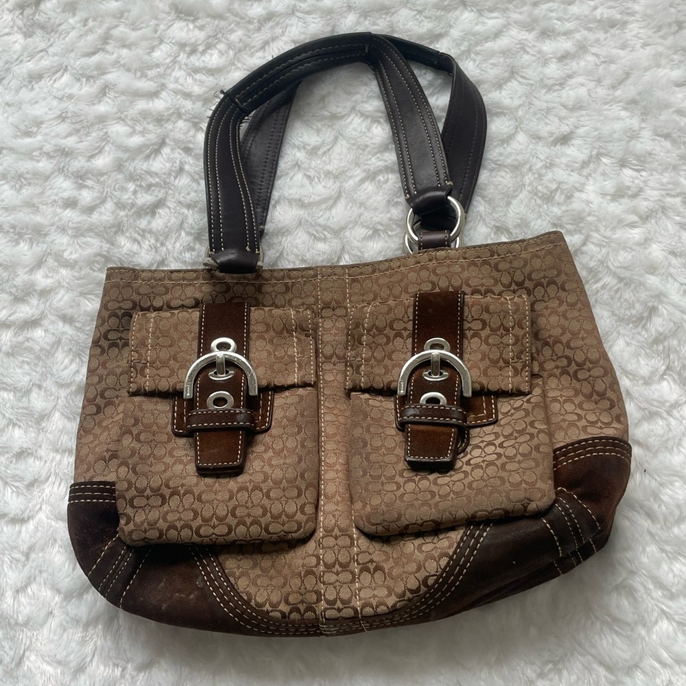 Vintage Coach Buckle Bag